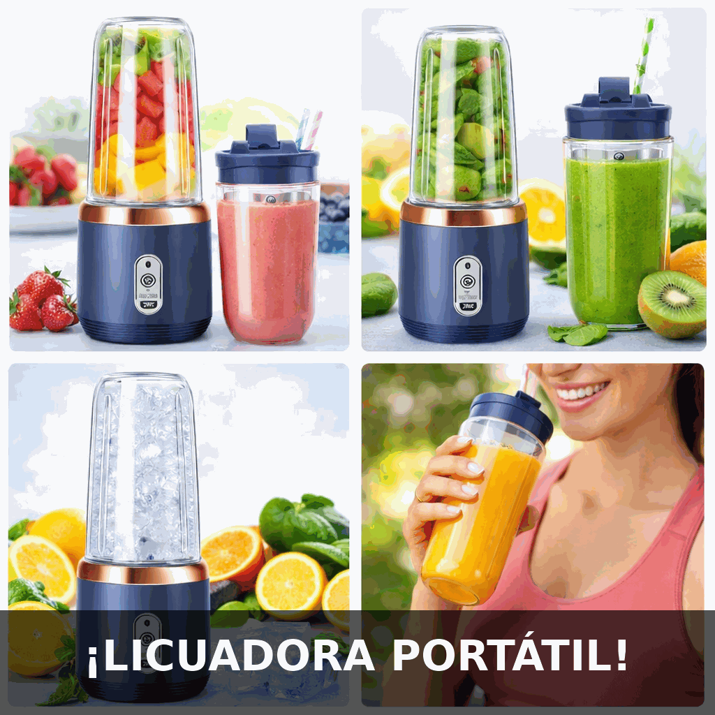 Licuadora Portatil Con Vaso
